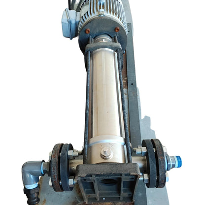 5HP Vertical Multistage Centrifugal Pump w/ 3 Phase Motor & E510 VFD, on Cart