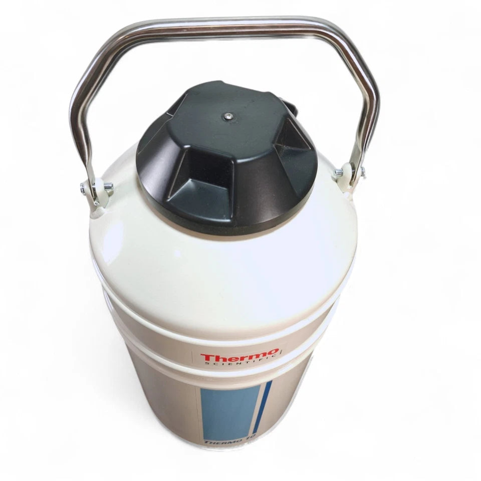 Thermo LN2 Transfer Vessel 10 Liters Dewar Flask Cryogenic Liquid Nitrogen Tank