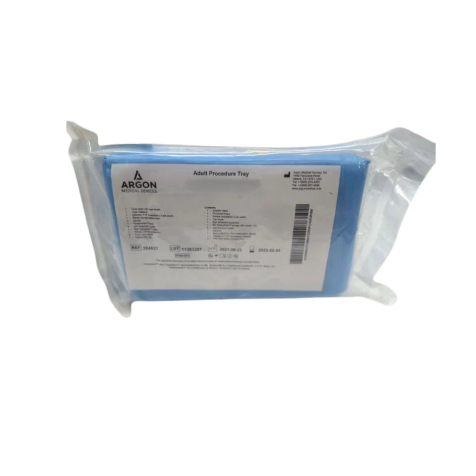 Box of 5 ARGON Complete Procedure Trays | For Adults | NEW & SEALED
