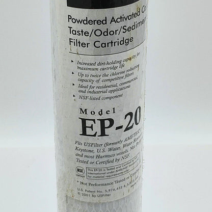 Powdered Activated Carbon Briquette Taste/Odor/Sediment Filter Cartridge EP-20