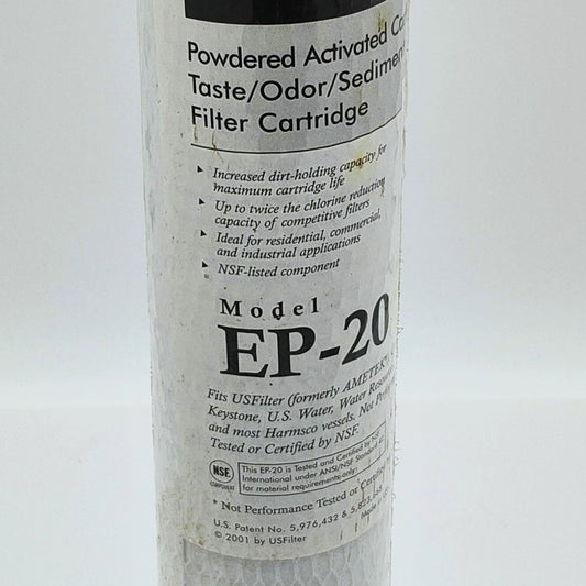 Powdered Activated Carbon Briquette Taste/Odor/Sediment Filter Cartridge EP-20