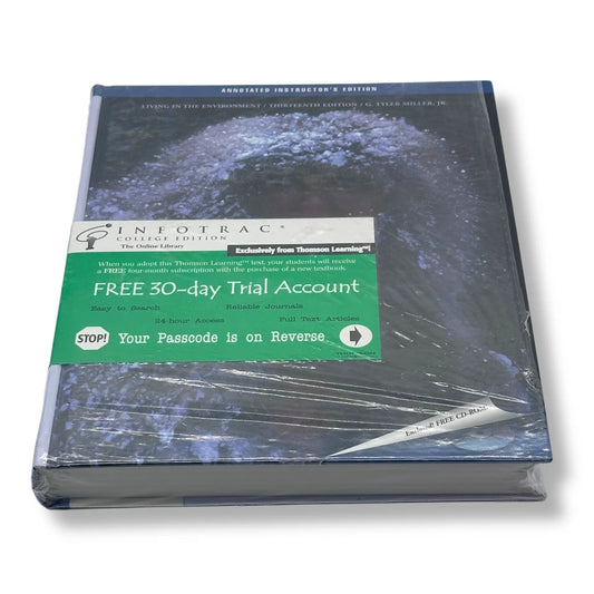NEW Living In The Environment 13th Edition & CD | Instructor's Edition Annotated