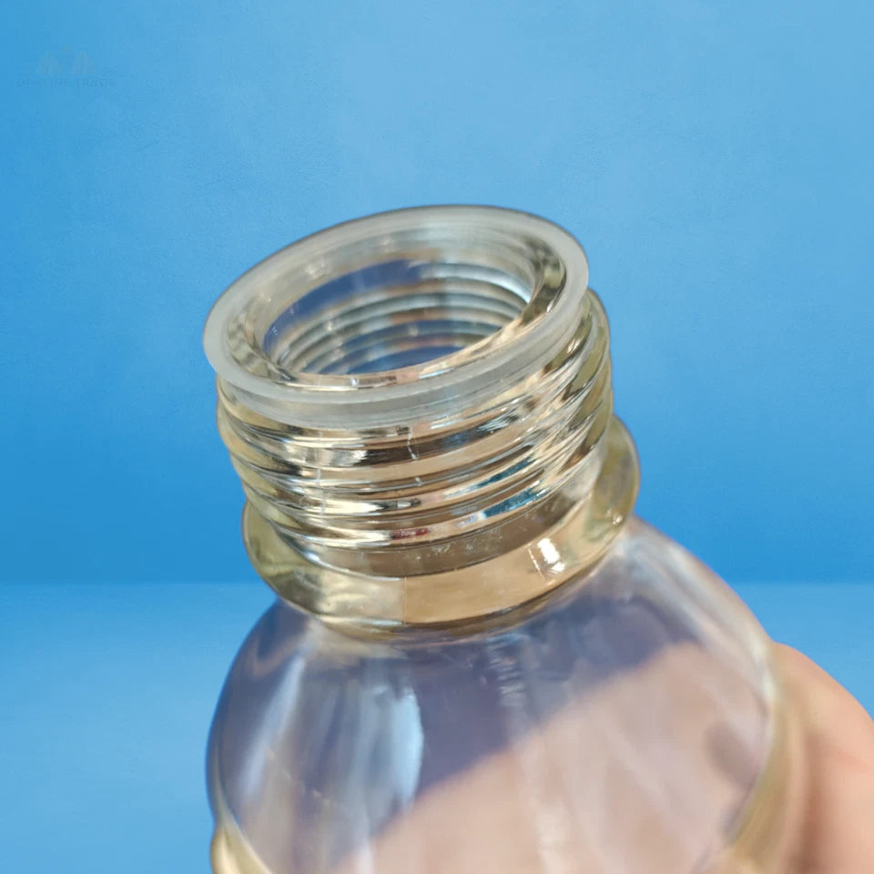 Corning PYREX 1395-1L 1000ml Round Media Storage Bottle w/ GL45 Cap & Pour Ring