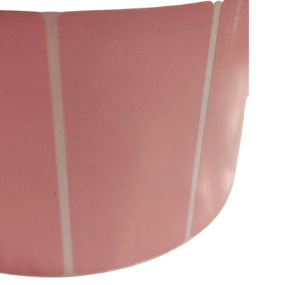 Thermal Transfer Labels 4x2" - Pink, 12000 Count (4 Rolls of 3000) - Industrial