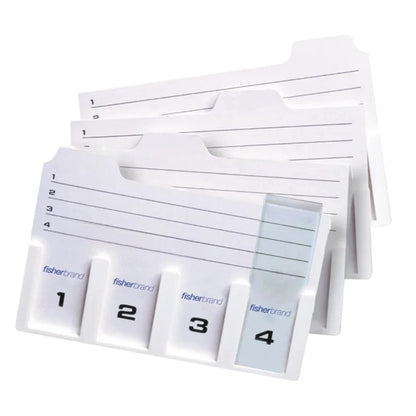 Fisher Scientific Slide Holders 12-Pack | 48 Slides | 75x25mm | Cat# 12-588-25