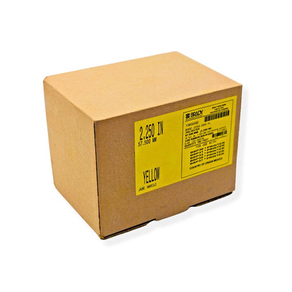 Brady B30C-2250-569-YL Yellow Low-Halide Polyester Label Tape 2.25 in W x 100 ft