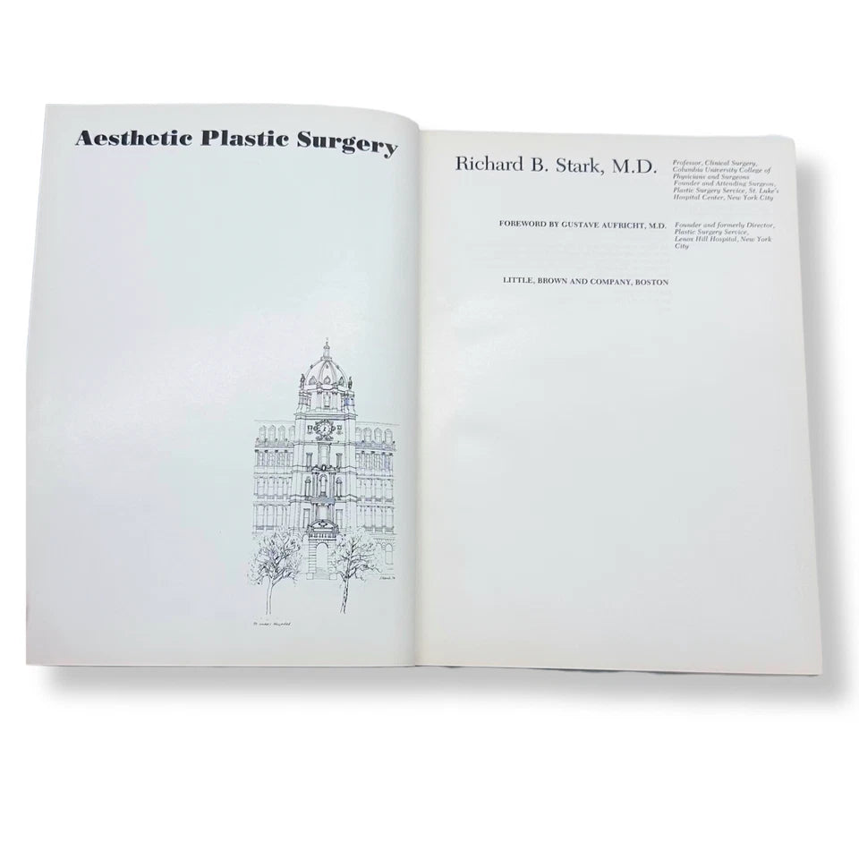 Aesthetic Plastic Surgery by Richard B. Stark, MD Hardcover Textbook