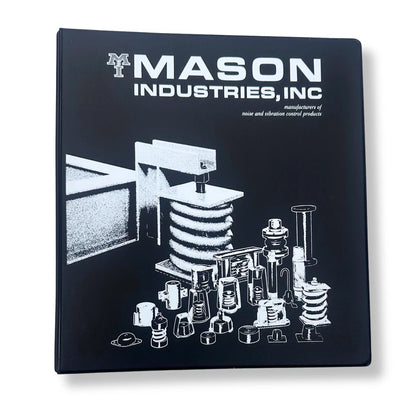 Vintage Mason Industries Catalog 9 Section Compilation - HVAC / Engineering