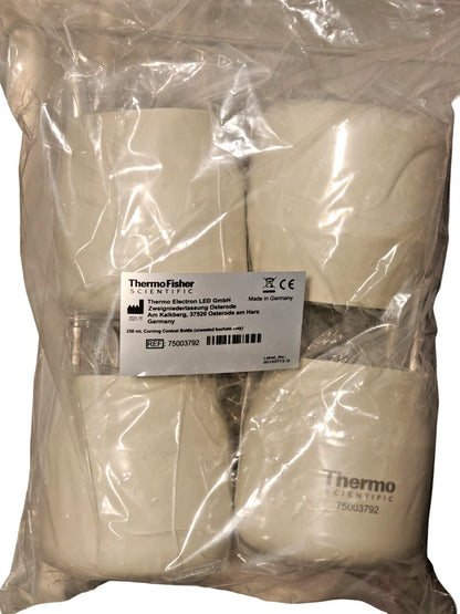 NEW Thermo 250mL Corning Conical Bottle Inserts / Adapters For TX-750 Rotor -4Pk