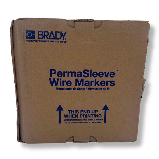 Brady 2" x 0.645" PS-375-2-OR | Orange Heat Shrink Wire Marking Sleeve Labels