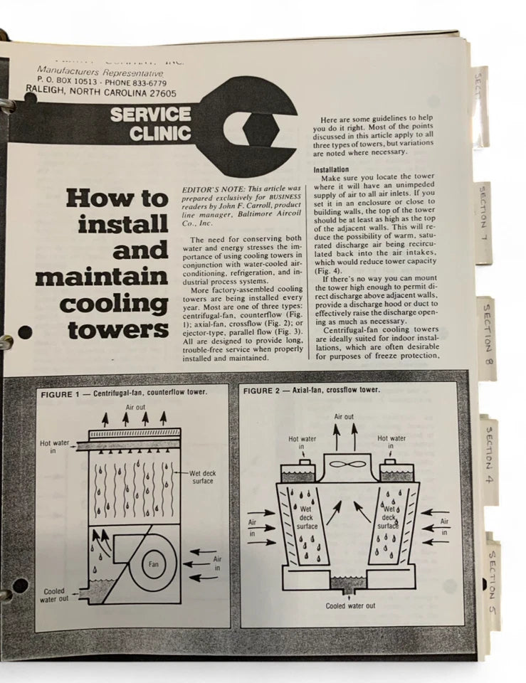 Vintage 1984 Analog Devices Wafer Facility Maintenance Manual Semiconductor Fab