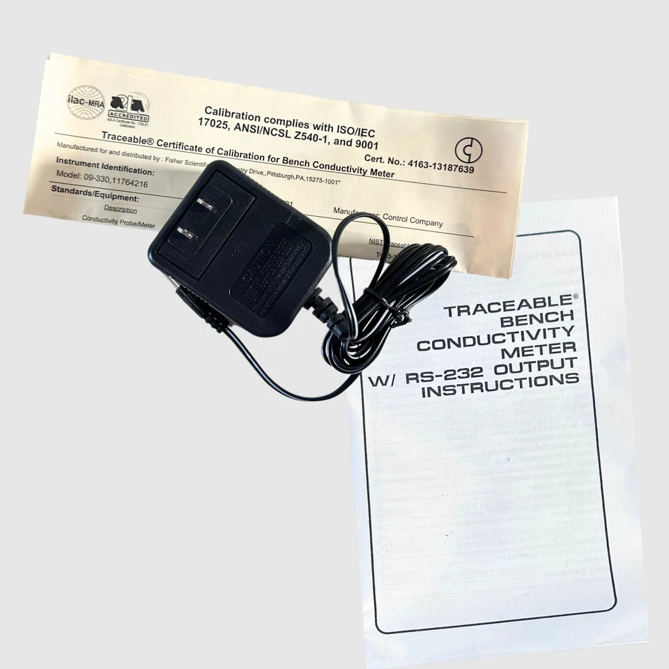 NEW FISHER SCIENTIFIC Traceable 09-330 Digital Bench Conductivity Meter