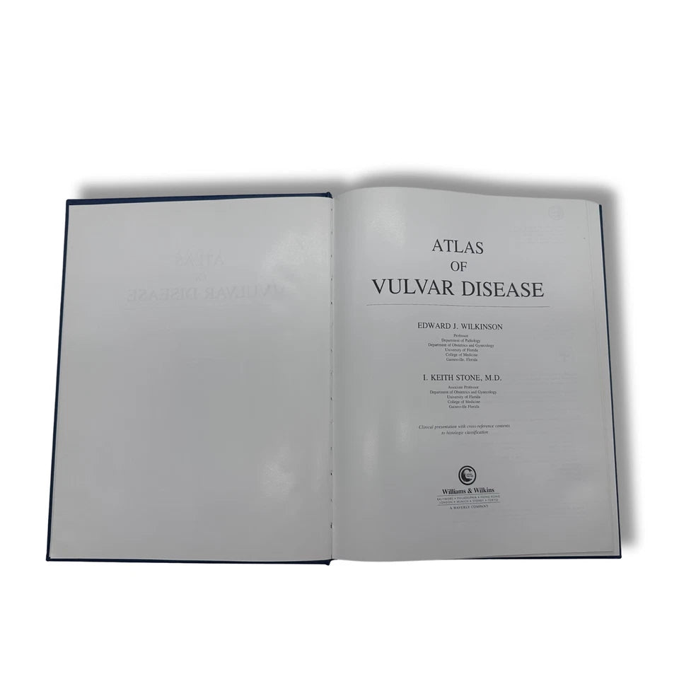 1995 Atlas of Vulvar Disease Hardcover Textbook (ISBN: 0-683-09092-5)