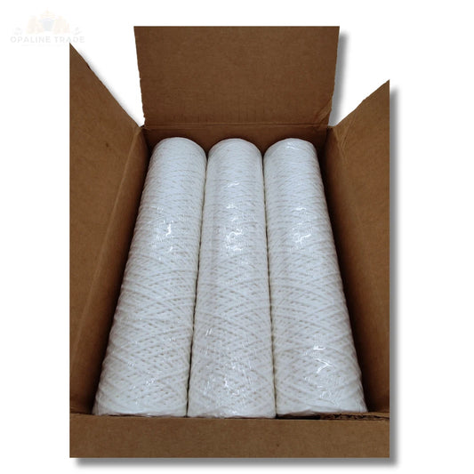 PARKER 5 Micron String Wound Filter Cartridge, 5 GPM, 10in, 250°F Max, 5µm | 6PK