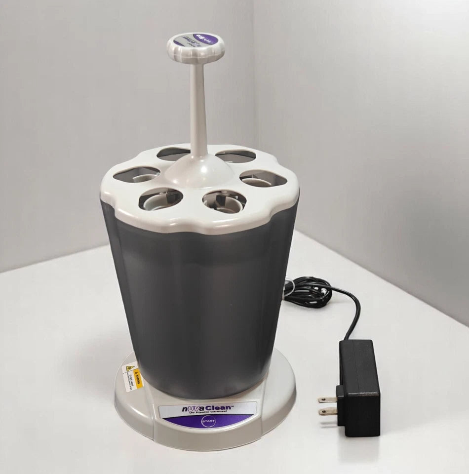 MTC Bio nUVaClean UV Light Pipette Sterilizer Carousel P5590 with Power Adapter