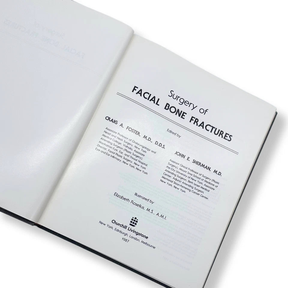 Surgery of Facial Bone Fractures | Craig A. Foster & John E. Sherman | Hardcover Textbook