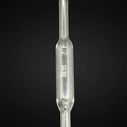 10 ml Bulb Volumetric Reusable Pipette / Burette with Stopcock & Resevoir Ball