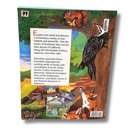 Mondo Exploring Tree Habitats Oversized Carpet Book & Hardcover Read-Along Copy