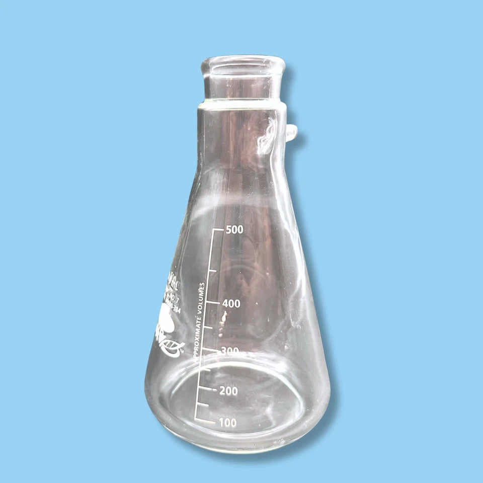 Set of VWR 500mL Filtering Flask & 4 Pyrex 50mL Volumetric Pipets | Heavy Wall