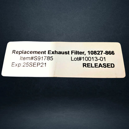 VWR Chemical Exhaust Replacement Filter 10826-866 for Solvent Waste System NEW