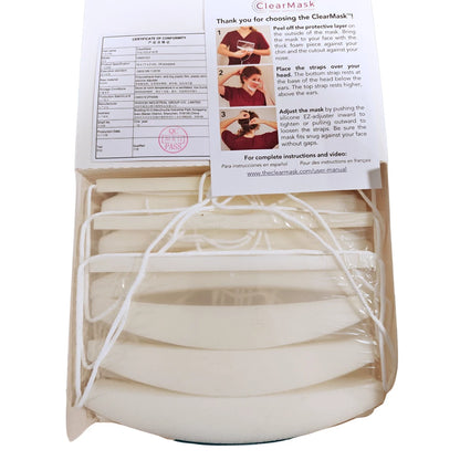 24pk Transparent Disposable Face Mask Shields with Adjustable Straps, Soft Foam