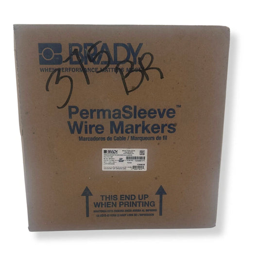 Brady 2" x 0.645" PS-375-2-BR | Brown Heat Shrink Wire Marking Sleeve Labels