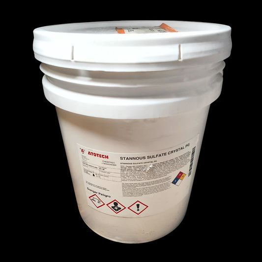 Atotech Stannous Sulfate Crystal PG - 55 lbs Pure Tin(II) Sulfate