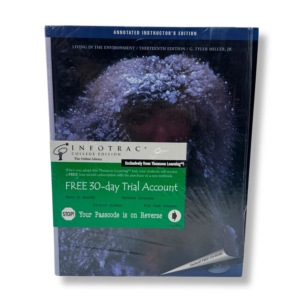NEW Living In The Environment 13th Edition & CD | Instructor's Edition Annotated
