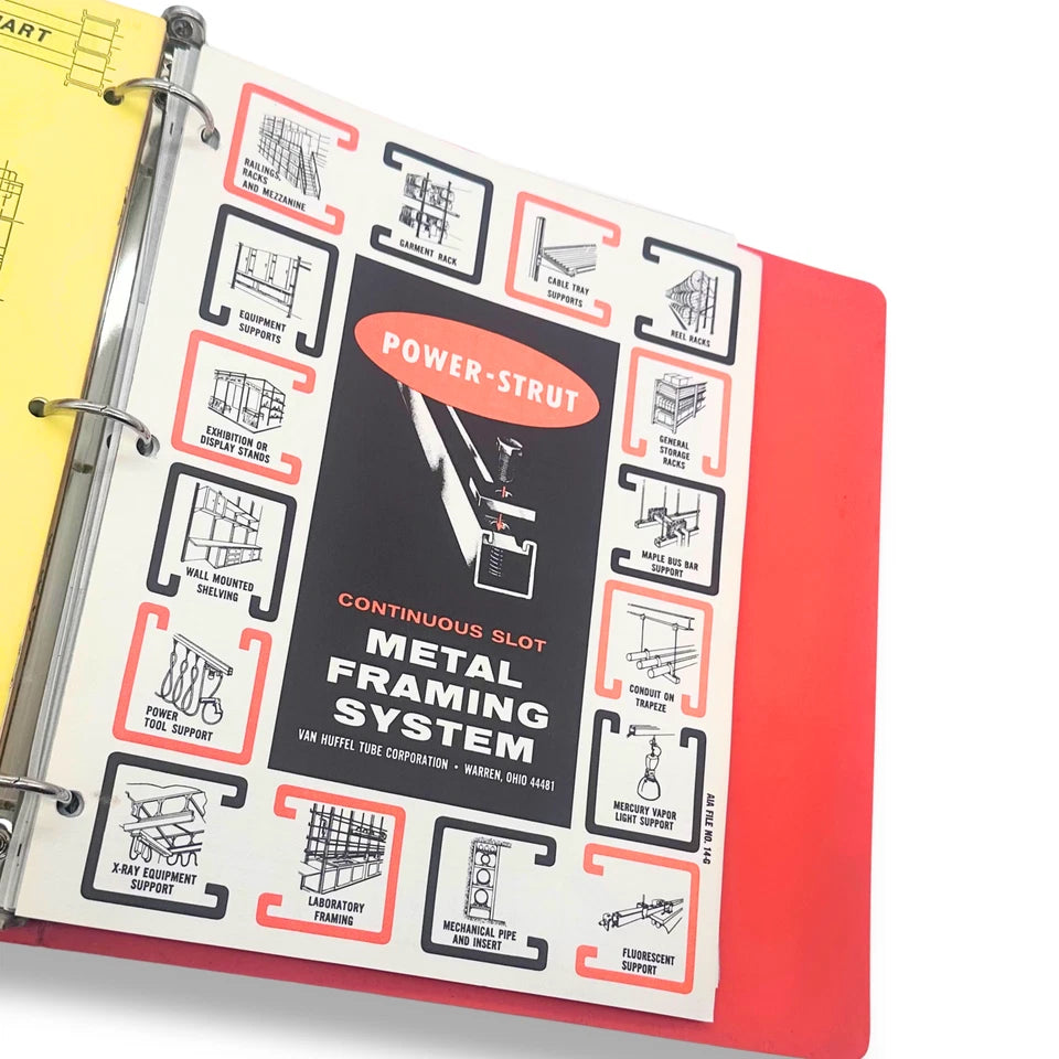 Vintage Elcen Metal Products & Power-Strut Metal Framing Catalogs/Product Index