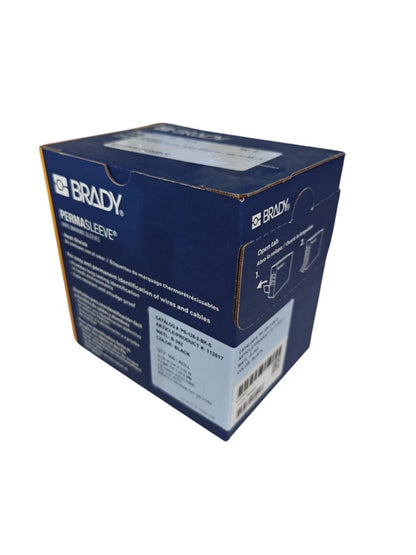 BRADY PermaSleeve [PS-125-2-BK-S] Heat Shrink Wire Marking Sleeves 1/8”, 3” Core