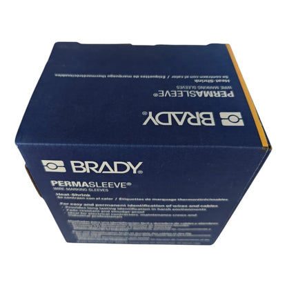 BRADY PermaSleeve PS-187-2-BK-S Heat Shrink Wire Labels 3/16”, 3" Core Printers