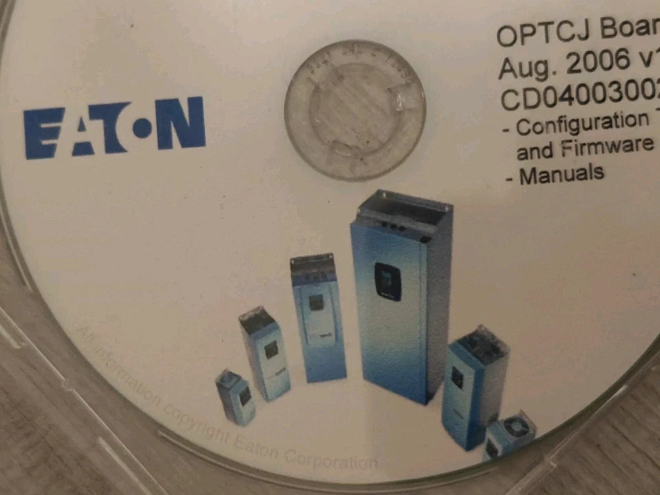 EATON SVX9000 BACNET MS/TP Fieldbus Adapter OPTCJ Board FIRMWARE CD v1.0 (2006)