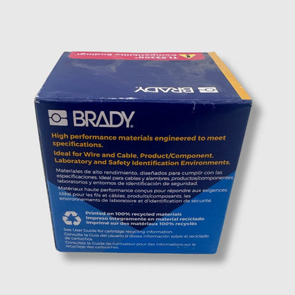 Brady 1.5" x 6" Brown/Translucent Self-Laminating Vinyl Labels | PTL-34-427-BR