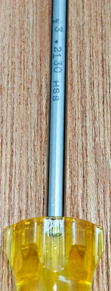 3pk Amber Blank Screwdriver Handles 3.25" Length 7/32" Hole DIY Tool Grips USA