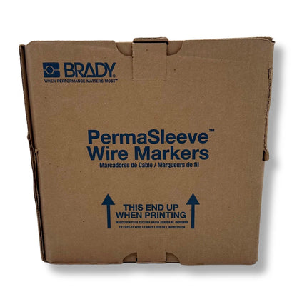 Brady 2" x 0.645" PS-375-2-BL | Blue Heat Shrink Wire Marking Sleeve Labels