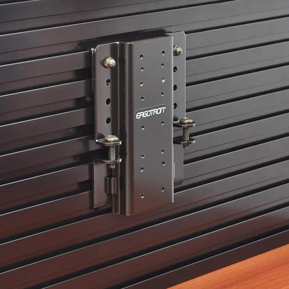 Ergotron 60-271-009 Slatwall Wall Mount Bracket – Monitor Arm Add-On