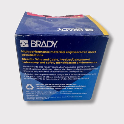 Brady 1.5" x 4" Brown/Translucent Self-Laminating Vinyl Labels | PTL-33-427-BR