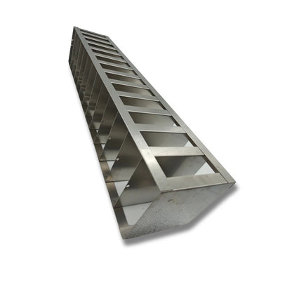 13-Shelf Cryogenic Vertical Freezer Storage Rack For 2" Boxes with Locking Rod
