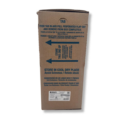 Brady 2" x 0.851" Blue Permasleeve Heat Shrink Wire & Cable Labels | PS-500-2-BL