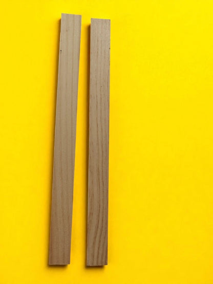 Set of 2 Wooden School Rulers 12 Inch / 30cm For Classroom, Home, Office, Craft