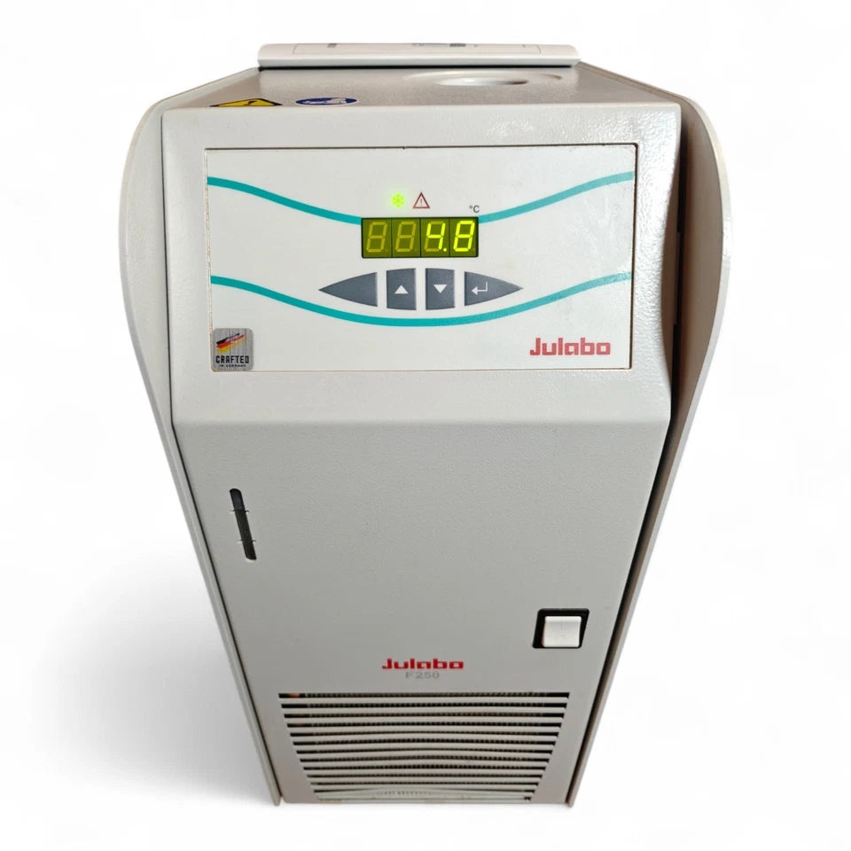 Julabo F250 Recirculating Cooler Chiller -10°C to +40°C PID Control 115V LED