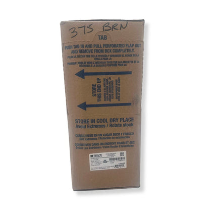 Brady 2" x 0.645" PS-375-2-BR | Brown Heat Shrink Wire Marking Sleeve Labels
