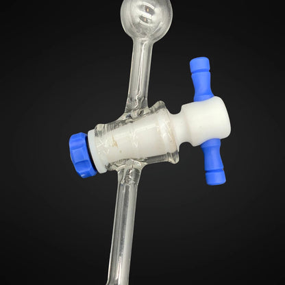 10 ml Bulb Volumetric Reusable Pipette / Burette with Stopcock & Resevoir Ball