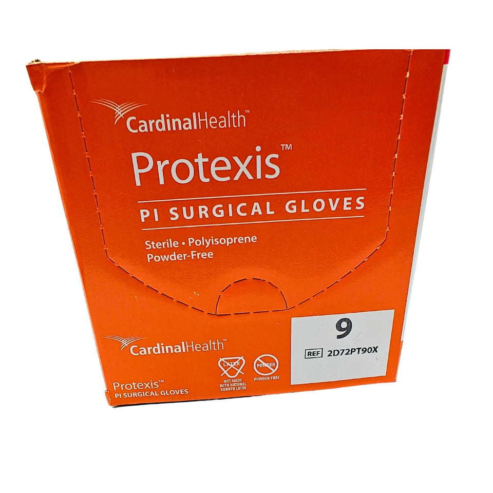 Cardinal Health Protexis PI Surgical Gloves (SIZE 9) 50 Pairs | EXP: 02-29-2024