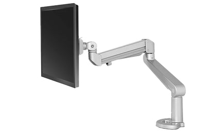ESI Ergo EDGE-V4-SLV Single Arm Monitor Arms SET OF (2) Tilt & Rotate Adjustable