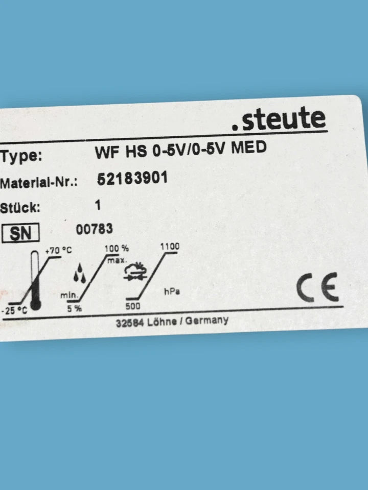 NEW Steute Medical Rocker WF-MED Foot Switch [52183901] | IPX8 CE UL 94V-0