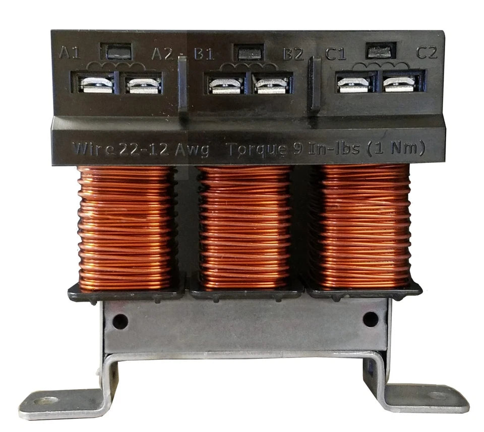 KDRMA5L1E01 Drive Reactor 480V 1HP 2.3A 3-Phase Line Inductor 3% Impedance UL