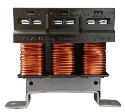 KDRMA5L1E01 Drive Reactor 480V 1HP 2.3A 3-Phase Line Inductor 3% Impedance UL
