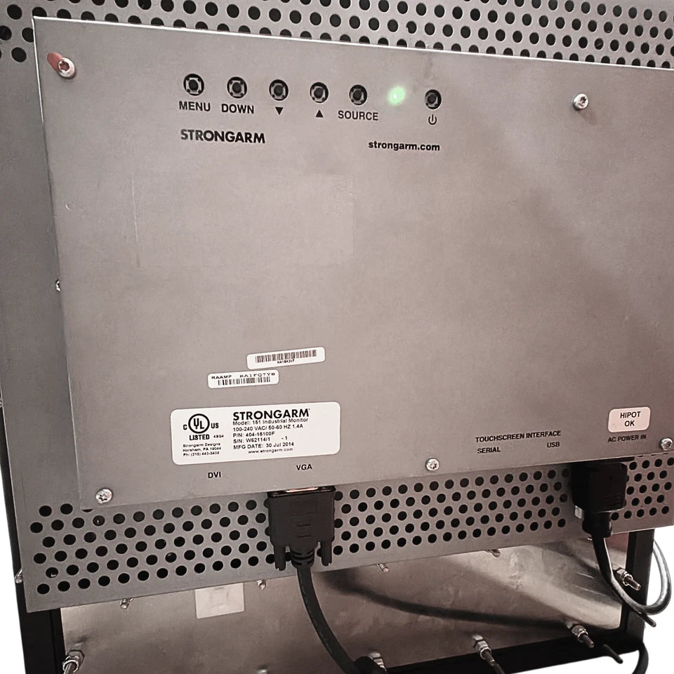 Strongarm 15.1" Industrial Operator Interface Monitor Panel Mount 304 Stainless