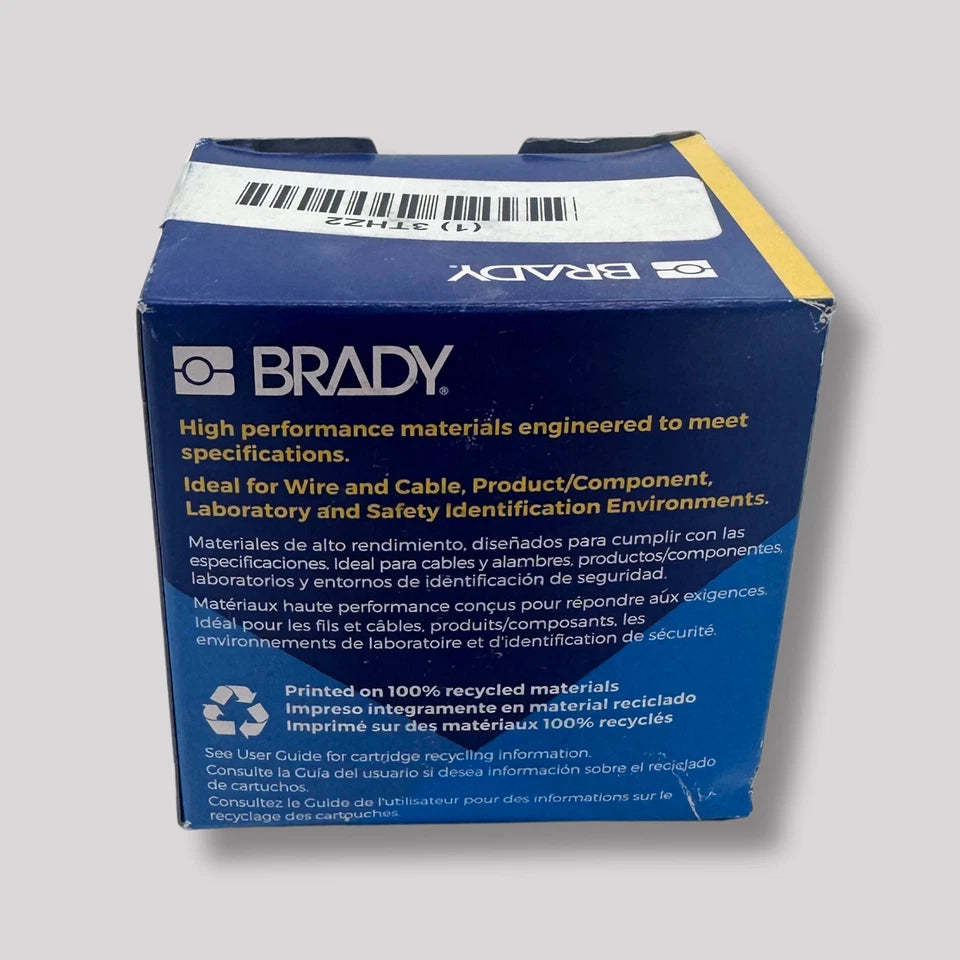 Brady 1.5" x 4" Yellow/Translucent Self-Laminating Vinyl Labels | PTL-33-427-YL